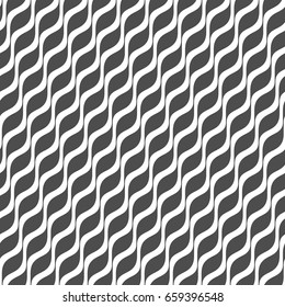 Seamless pattern of wavy lines. Geometric background. Vector illustration. Good quality. Good design.