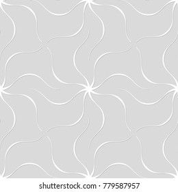 Seamless pattern of wavy lines. Geometric background. Vector illustration. Good quality. Good design.