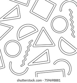 seamless pattern with wavy stripes abstract design