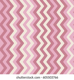 Seamless pattern with wavy stripes of summer colors