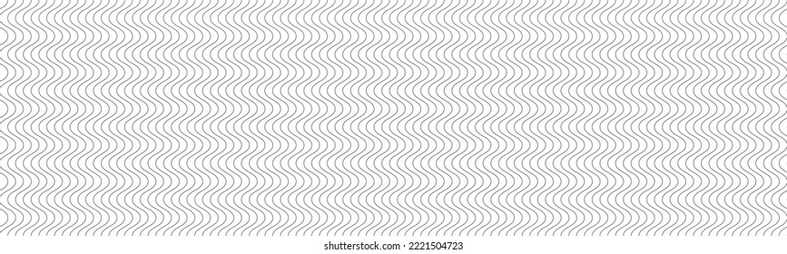 Seamless pattern of wavy vertical line. Template for posters, banners, textures, textiles, backgrounds and creative design