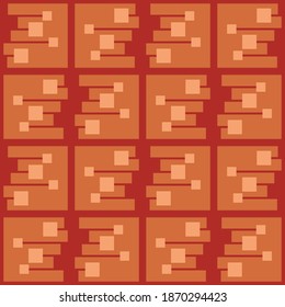 Seamless pattern for web, ads, textile, printed goods and for any design project. Abstract decor will attract attention and transform any surface.