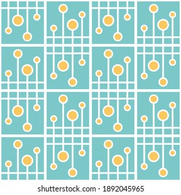 Seamless pattern for web, ads, textile, printed goods and for any design project. Abstract decor will attract attention and transform any surface.