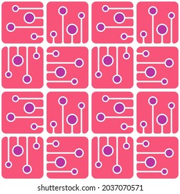 Seamless pattern for web, ads, textile, printed goods and for any design project. Abstract decor will attract attention and transform any surface.