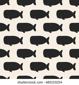 seamless pattern whale art background fabric texture decor wallpaper