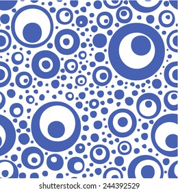 Seamless pattern. Which is based on a drop of water