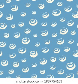Seamless pattern with whimsical grunge strokes