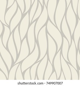 Seamless pattern whit floral ornament of leaves. Abstract vector modern background.