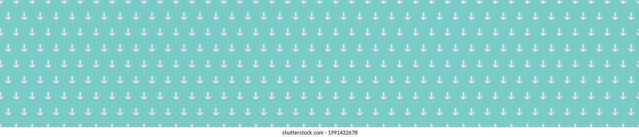 Patrón sin inconvenientes con anclas blancas y fondo azul. Diseño de tejidos, tejidos, papel pintado, ropa de cama, chándales o prendas de vestir neutras desde el punto de vista del género.