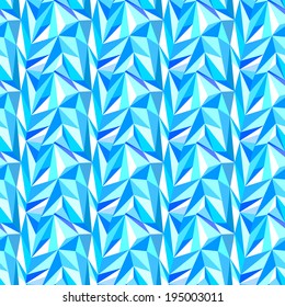 Seamless pattern white and blue Christmas, winter or New Year
