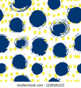 Seamless pattern white color blot .