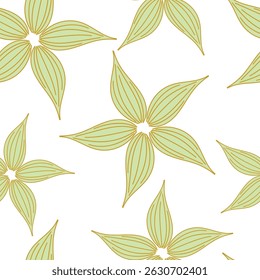 Seamless pattern with white daisy flowers on blue background, Hand-drawn botanical daisy floral pattern.botany elements, Ink drawings of flowers.