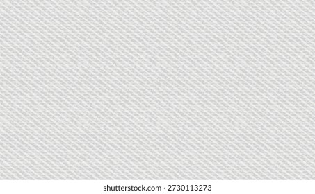 Patrón sin costuras de textura de tela de mezclilla blanca. Fondo de tela de jean de color bailarín de la nube. Patrón sin costuras de material de algodón blanco para ropa casual. Superficie de tela de mezclilla ligera, Ilustración vectorial