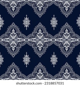 Seamless pattern white pattern Design for  Traditional colorful geometric  for printed fabrics, dresses, rugs, curtains
fabric,textiles,vector,pattern,illustration vector.