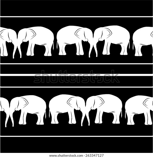 seamless pattern with white\
elephant
