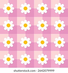 seamless pattern with white flower Perfect for gift wrapping, greeting cards, decorations for special occasions and wallpaper design