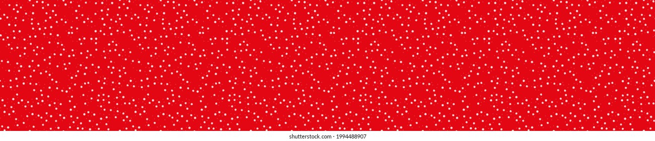 Seamless pattern with white flowers and red background