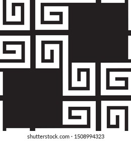 Seamless pattern with white geometric forms(texture 7).