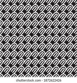 seamless pattern with white letter U