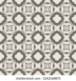 seamless pattern with white shapes