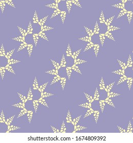 Seamless pattern. White stars on a blue background. Vector illustration for fabric, Wallpaper , paper and other surfaces.
