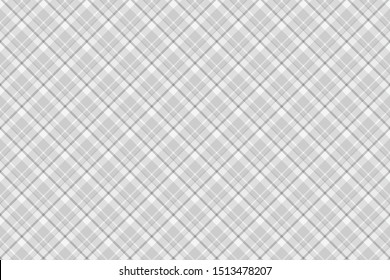 seamless pattern white tartan plaid. Scottish background, vector, illustration