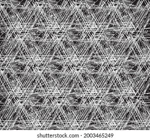 Seamless pattern with white zigzag lines. Seamless vector illustration eps 10.