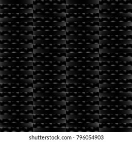 Seamless pattern of wicker rattan or willow in black and white colors. Vector illustration for website design, furniture design, textiles, wallpapers, poster, labels mock-up.