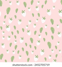 
Patrón sin costuras de fresas silvestres y flores, perfecto para el verano. Este Fondo de pantalla de temporada captura el encanto de las fresas, adecuado para tela, papel de embalaje.