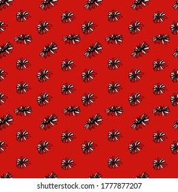 Nahtlose Muster mit Wildblumen, Gärtnereien, Chrysanthemen. Hintergrund für Kinder und Erwachsene mit wunderschönen delikaten Gänseblümchen, Chrysanthemen in verschiedenen Positionen. manuelle Grafiken. 