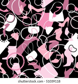 Seamless pattern. Will tile endlessly. Illustrator 8 eps vector in CMYK.