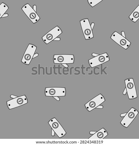 seamless pattern Window lock mechanism ensuring home security and protection with its keyhole design, symbolizing safety and crime prevention for residential properties