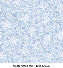 Seamless pattern. Winter camouflage decorated with snowflakes.
