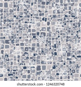 Seamless pattern. Winter camouflage decorated with snowflakes.