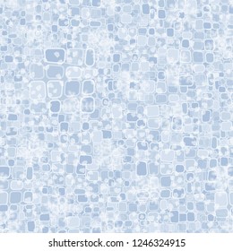 Seamless pattern. Winter camouflage. Symbolic snowfall.