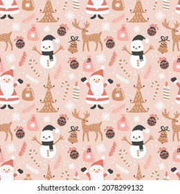 seamless pattern for winter and christmas decoration, wallpaper and many more