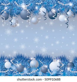 Patrón sin problemas. Papel tapiz de Navidad invernal, ilustración vectorial