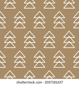 Patrón sin problemas con iconos de vacaciones de invierno. Feliz Navidad y Feliz Año Nuevo fondo decorativo. Ilustración vectorial.