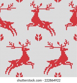 Seamless Pattern With Winter Sweater Design