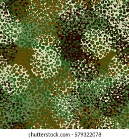 Seamless pattern. Wire wheels. The shaded circle. Random order. Chaotic spread. Fashion camouflage.