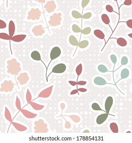 seamless pattern wirh leaf. Use as a fill pattern, backdrop, seamless texture