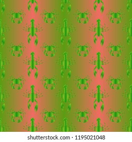 Seamless pattern witn marine crab and lobster.