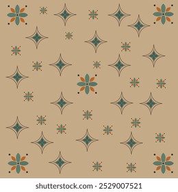 seamless pattern for women and man with soft colour