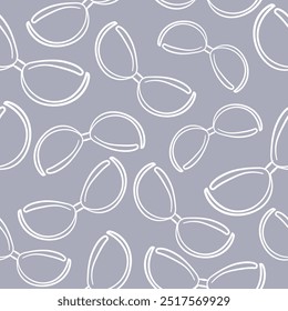 seamless pattern of women's underwear logos, namely a strapless bra with silicone cups on a pastel background, vector