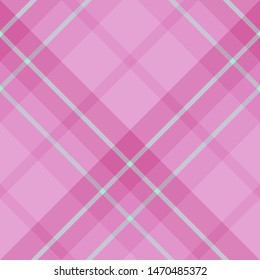 Seamless pattern in wonderful cold pink and mint green colors for plaid, fabric, textile, clothes, tablecloth and other things. Vector image. 2