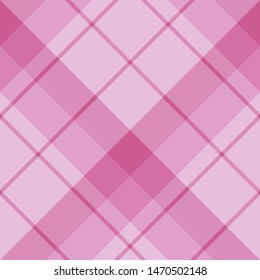 Seamless pattern in wonderful cold pink colors for plaid, fabric, textile, clothes, tablecloth and other things. Vector image. 2