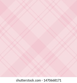 Seamless pattern in wonderful light pink colors for plaid, fabric, textile, clothes, tablecloth and other things. Vector image. 