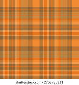 Patrón sin costuras en marrón y naranja maravilloso para cuadros, tela, textiles, ropa, mantel y otras cosas. Imagen de Vector.
