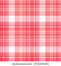 Seamless pattern in wondrous warm pink colors for plaid, fabric, textile, clothes, tablecloth and other things. Vector image.