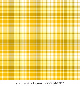 Seamless pattern in wondrous yellow colors for plaid, fabric, textile, clothes, tablecloth and other things. Vector image.